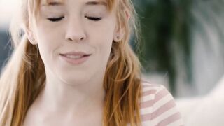 Yellow haired Madi Collins craves a huge cock so I shoved mine into her