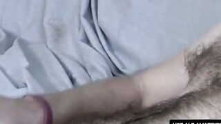 RealAltGuys.com - Bearded hipster dude wanks his rock solid cock alone and shoots his