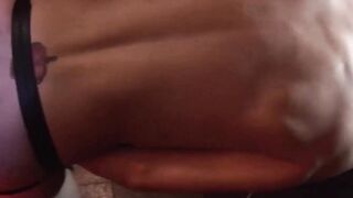 DaddyBreeding.com - Hairy daddy shoves his big cock in tight twink asshole roughly