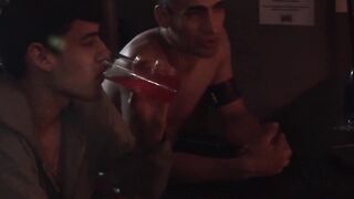 DaddyBreeding.com - Hairy daddy shoves his big cock in tight twink asshole roughly