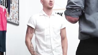 SayUncleNetwork.com - Shoplifting jock's ass played with a dildo and then barebacked
