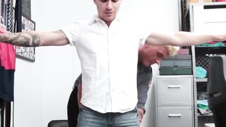 SayUncleNetwork.com - Shoplifting jock's ass played with a dildo and then barebacked