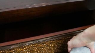 Kandi Quinn fucks her sisters ex boyfriend in his home