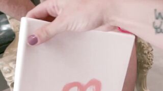 Teen princesses sharing massive hard cock and hot spunk