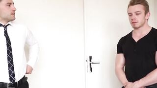 MaskXXX.com - Real estate agent barebacked by muscular homo customer with ease
