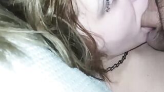 Amateur blowjob deepthroat and facial cu