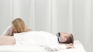 GirlMormons.com - Mormon dykes engage in an oiled-up, oral initiation to welcome a ne Hoe 2