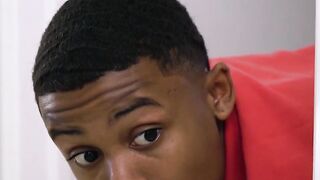 Voluptuous Demi Sutra bangs hard with her black stepbrother
