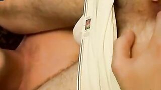 TwinkUndie.com - Zack Randall jerks his fat uncut dick and sucks his own meat