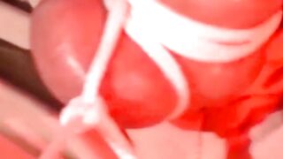 MuscleJockBound.com - Urethral play mixed with bondage for an incredibly muscular hun