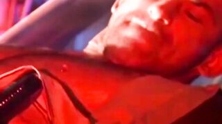 MuscleJockBound.com - Urethral play mixed with bondage for an incredibly muscular hun
