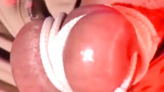 MuscleJockBound.com - Urethral play mixed with bondage for an incredibly muscular hun