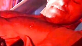 MuscleJockBound.com - Urethral play mixed with bondage for an incredibly muscular hun
