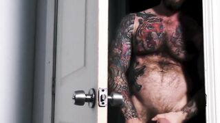 FamilyPornSite.com - Porn-watching stepson gets a raw lesson from daddy