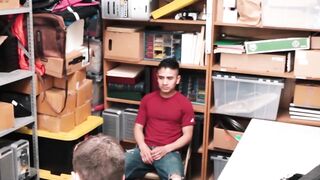 BoyPunish.com - Young Latino's devastating raw fuck by a security officer's bare, fat