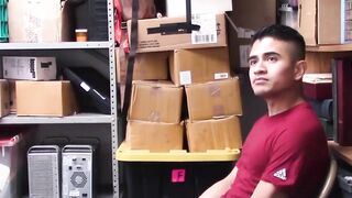 BoyPunish.com - Young Latino's devastating raw fuck by a security officer's bare, fat