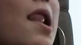 Brunette lesbians eat each others pussies after dildo play