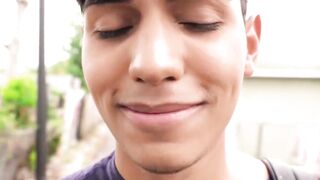 LecheLatinos.com - Straight Latino twink's outdoor bareback fuck in a paid-to-be-gay