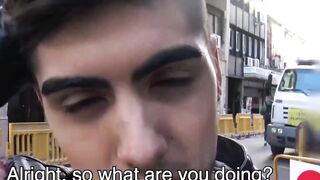 LecheLatinos.com - Handsome Latino takes a raw cock in his ass before getting paid