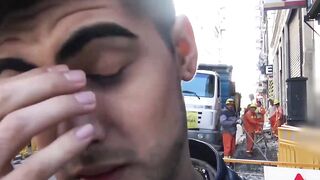 LecheLatinos.com - Handsome Latino takes a raw cock in his ass before getting paid