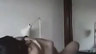Woman With Huge Tits Riding Her Man