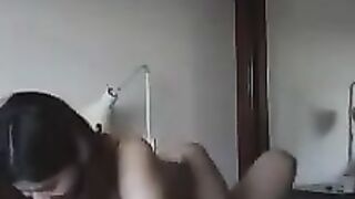 Woman With Huge Tits Riding Her Man