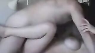 Woman With Huge Tits Riding Her Man