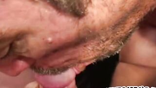 Raw dick sucking with an old mature blue collar working man