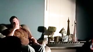 Chubby white gay gets his balls and cock licked by black dude