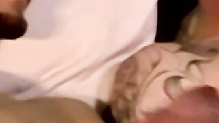 Real amateur buddies jacking off before shooting a cumload