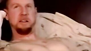 Real amateur buddies jacking off before shooting a cumload