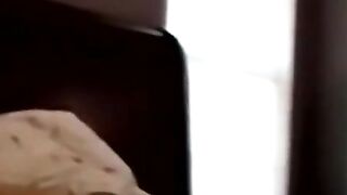 Real amateur buddies jacking off before shooting a cumload