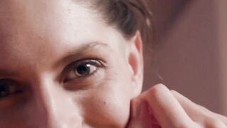 FemJoyXXX.com - Gorgeous babe rubs fingers loudly in solo tease