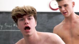 Geek twink Jordan Lake deals with Jack Waters the handsome devil