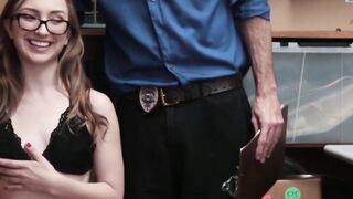 ShopliftersPunished.com - Young thief facialized with hot jizz as proper punishment b