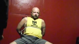 CodyVictorXXX.com - Poor homosexual gets fucked and pissed on by three pervs rough an