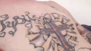 Str8Thugs.com - Hot gangsta Chain's cock-hardening jerk off session with a big finish