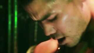 Saddistic Colton Reece mouth fucks and fisted Quin Quire