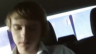 BoyDesire.com - Lewis' intense back seat cock sucking and passionate blowjob
