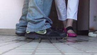 Beautiful Japanese babes outdoor peeing compilation