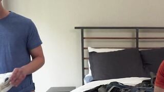 IncestGay.com - Kinky teen anal drilled bareback by hung tattooed stepdad taboo