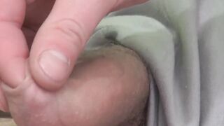 ForeskinFever.com - Young dude loves jerking his friend's wide, hairy cock