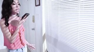 Kiley Jays home intruder feeds her the cock and fucks her