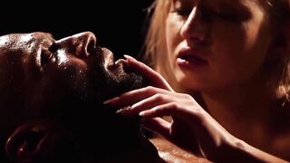 VividPassword.com - Lustful babe blows then mounts a huge black shaft for a ride