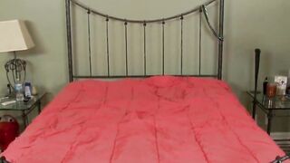 Jessie inspires her boss for some nasty bed activities in a quick fuck session