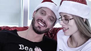 Young Ariana Marie jizzed on after hardcore stepdad pounding