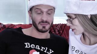 Young Ariana Marie jizzed on after hardcore stepdad pounding