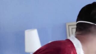 Young Ariana Marie jizzed on after hardcore stepdad pounding