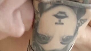 MatureLacey.com - Lacey Starr's food play and lesbian pussy eating with a happy endin