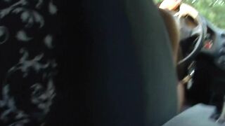 Three pornstars get in a car to find two dudes to fuck